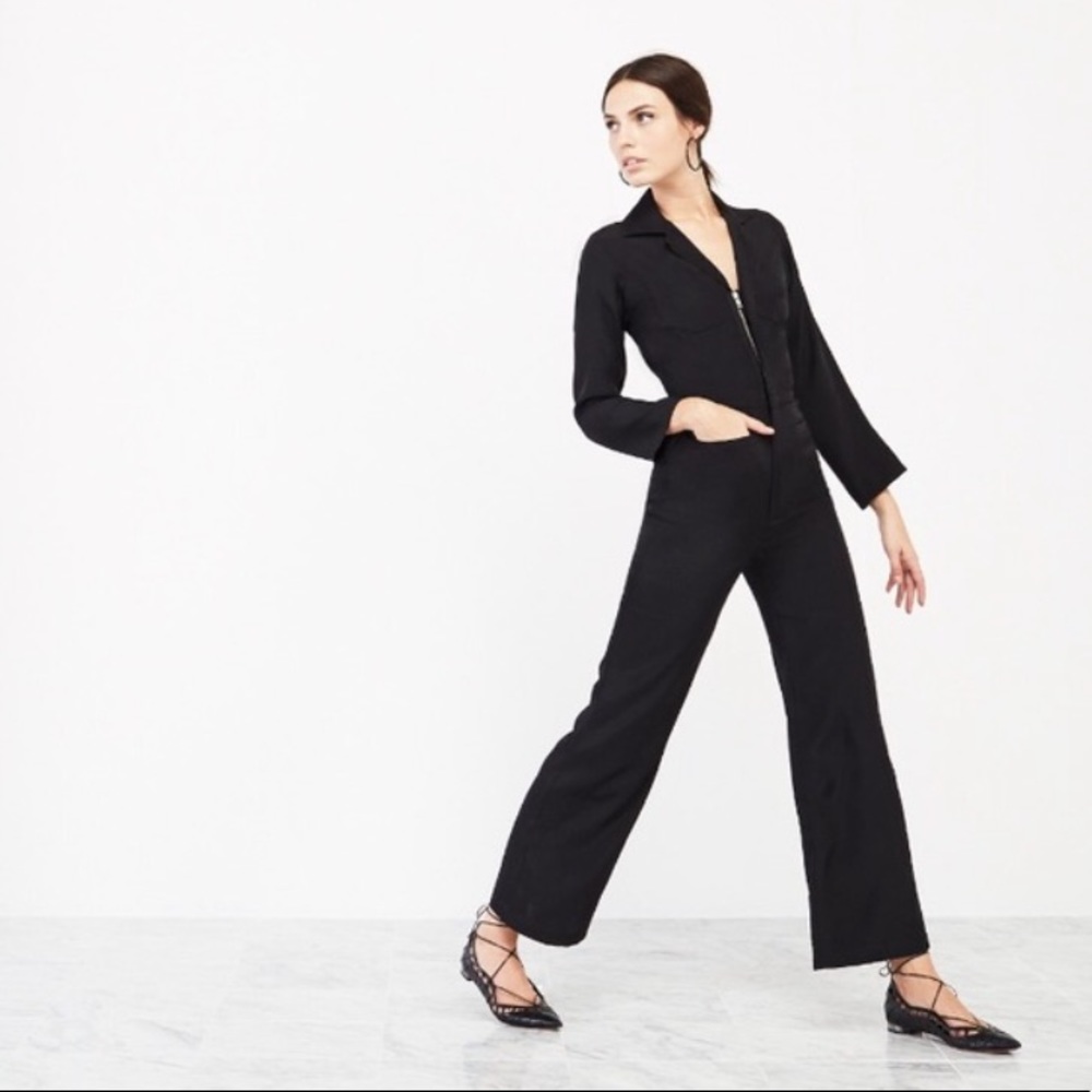 Reformation Black Jumpsuit sz XS